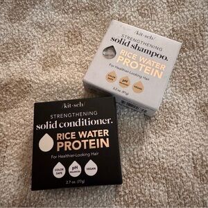 Kitsch Rice Water Protein Shampoo and Conditioner Bars